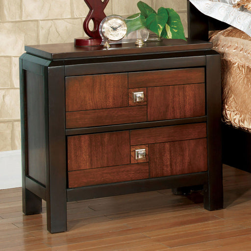 Patra - Nightstand - Acacia / Walnut - Simple Home Plus