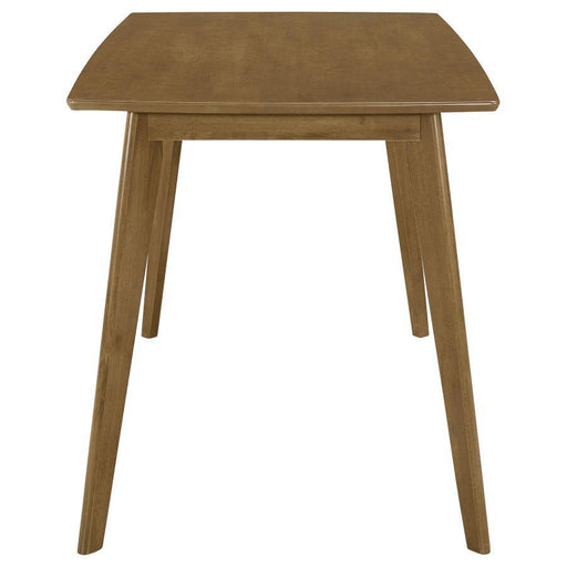 Kersey - Dining Table With Angled Legs - Chestnut - Simple Home Plus