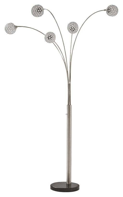 Winter - Silver Finish - Metal Arc Lamp - Simple Home Plus