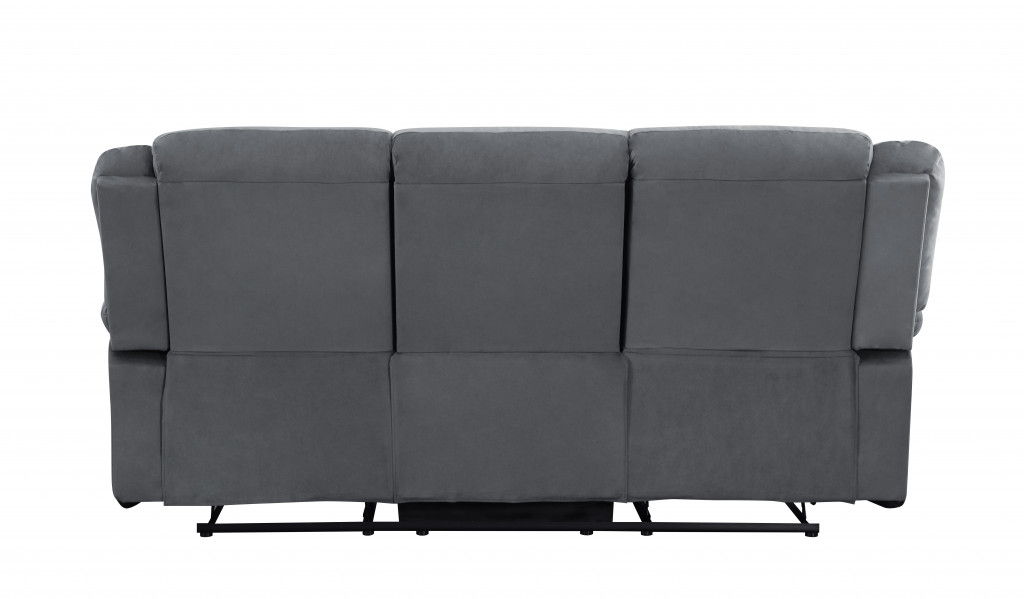 Contemporary Fabric Sofa - Gray