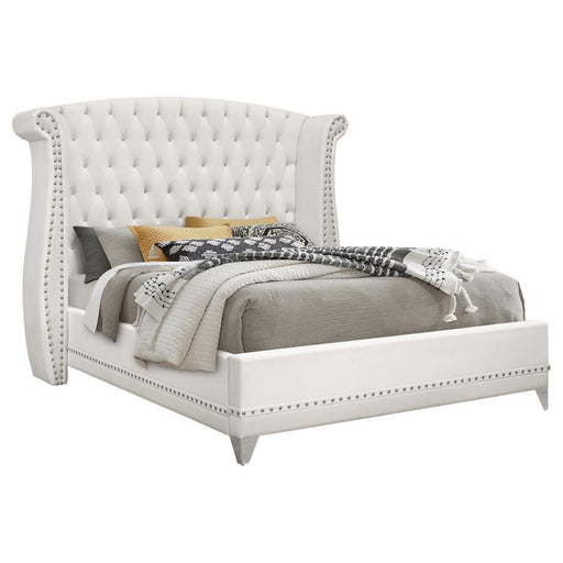 Barzini - Wingback Tufted Bed - Simple Home Plus