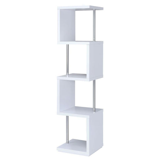 Baxter - 4-shelf Bookcase - Simple Home Plus