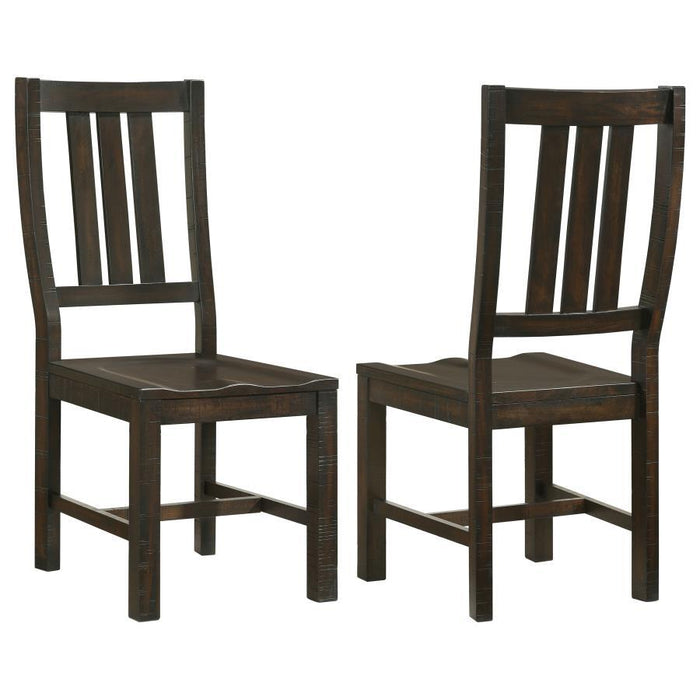 Calandra - Slat Back Side Chairs (Set of 2) - Vintage Java - Simple Home Plus