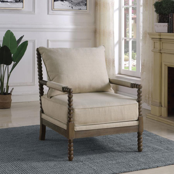 Blanchett - Cushion Back Accent Chair - Simple Home Plus