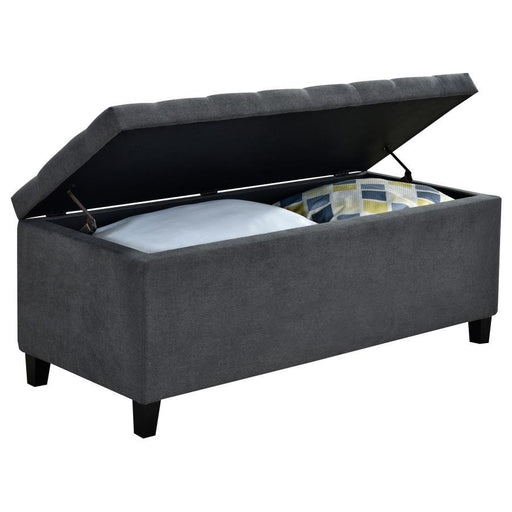 Samir - Lift Top Storage Bench - Charcoal - Simple Home Plus