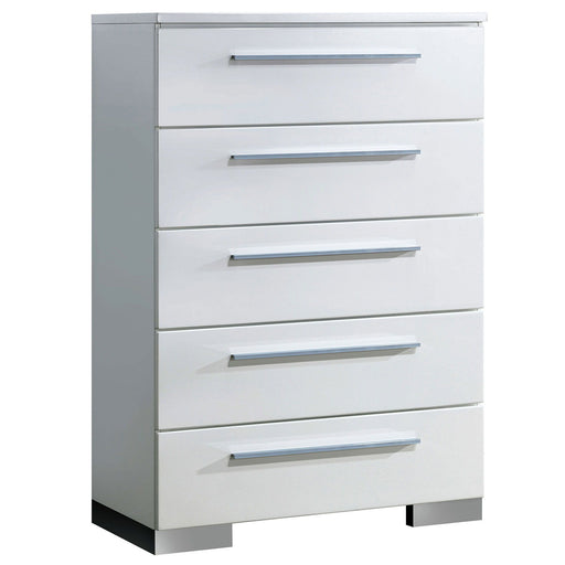 Clementine - Chest - Glossy White - Simple Home Plus