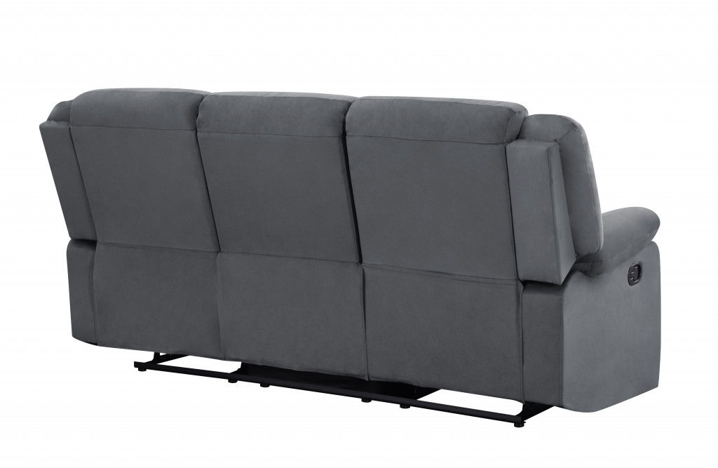 Contemporary Fabric Sofa - Gray