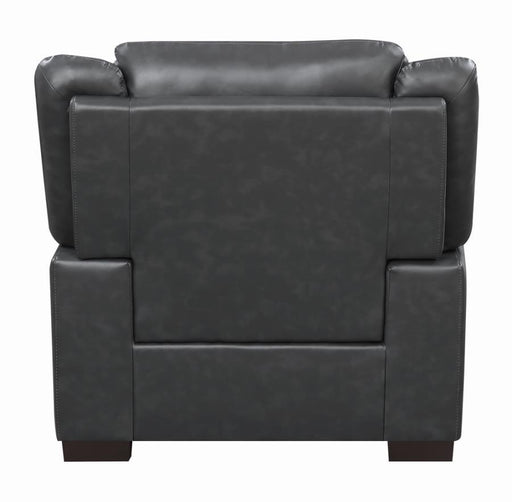 Arabella - Pillow Top Upholstered Chair - Gray - Simple Home Plus