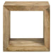 Benton - Rectangular Solid Wood End Table - Natural - Simple Home Plus