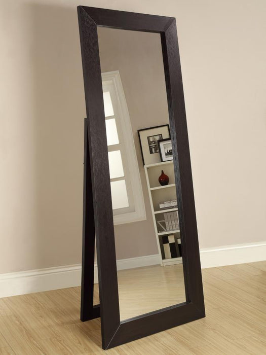 Toga - Rectangular Floor Mirror - Cappuccino - Simple Home Plus