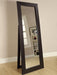 Toga - Rectangular Floor Mirror - Cappuccino - Simple Home Plus