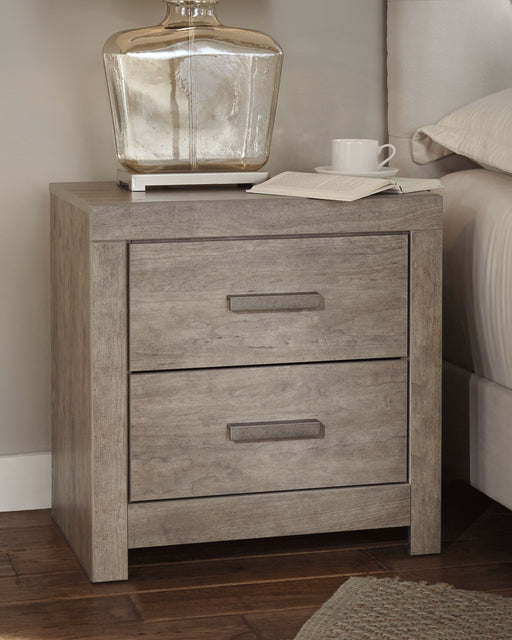 Culverbach - Gray - Two Drawer Night Stand - Simple Home Plus