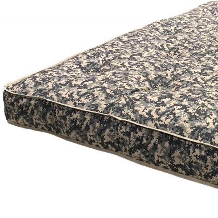 8" Full Double Foam Mattress - Camo