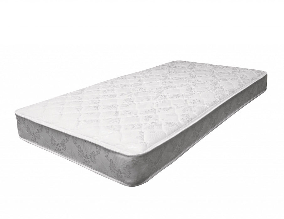 6" Full Fabric Mattress - White / Gray