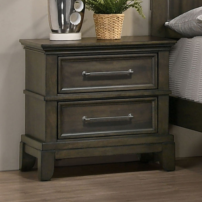 Houston - Nightstand - Gray - Simple Home Plus