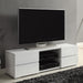 Galvin - 4-Drawer TV Console Glossy - White - Simple Home Plus