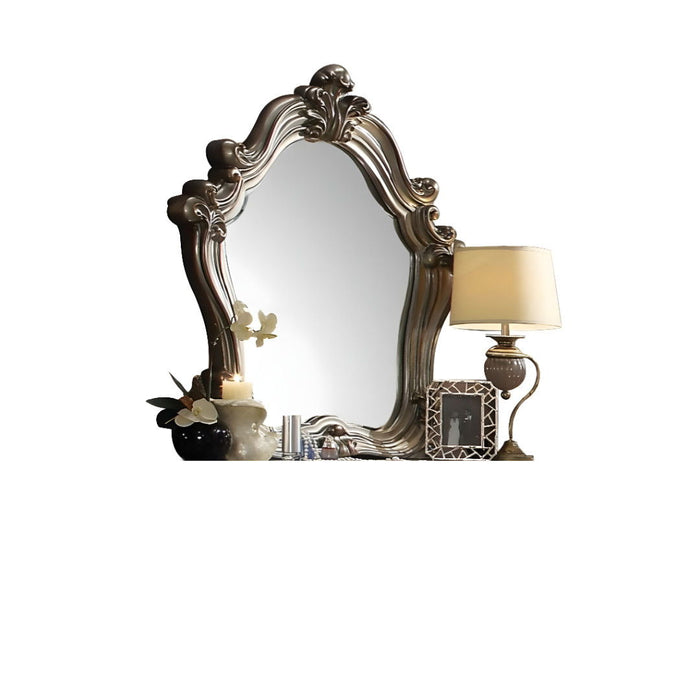 47" Antique Irregular Dresser Mirror - Platinum