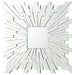 Brantley - Square Sunburst Wall Mirror - Silver - Simple Home Plus