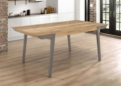 Nogales - Wooden Dining Table - Acacia And Coastal Gray - Simple Home Plus