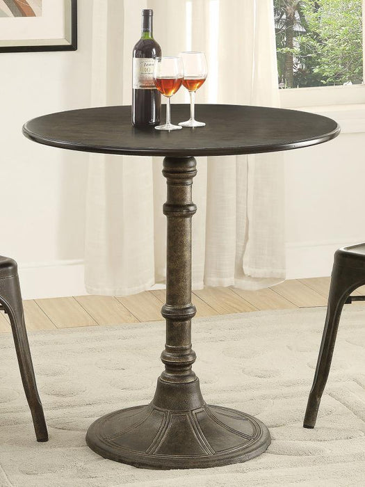 Oswego - Round Bistro Dining Table - Bronze - Simple Home Plus