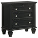 Sandy Beach - 3-drawer Nightstand - Simple Home Plus