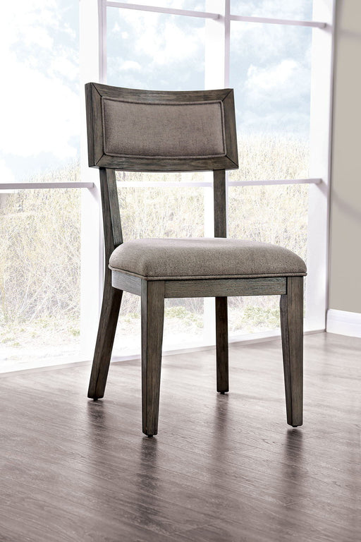 Leeds - Side Chair (Set of 2) - Gray - Simple Home Plus