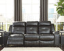 Kempten - Black - Reclining Sofa - Simple Home Plus