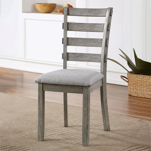 Laquila - Side Chair (Set of 2) - Gray - Simple Home Plus