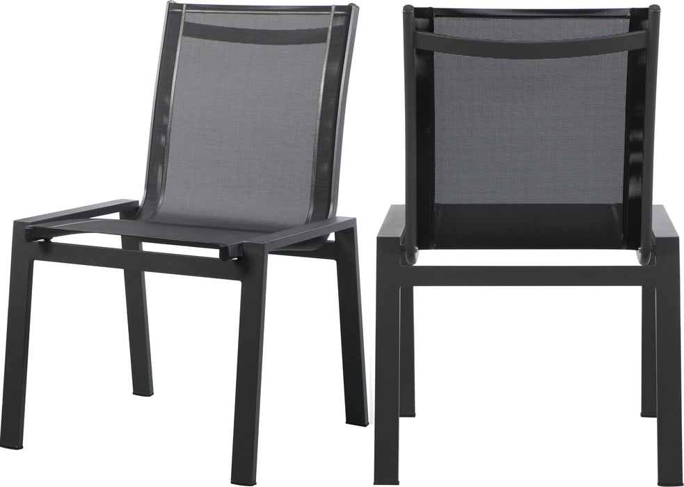 Nizuc - Outdoor Patio Dining Chair (Set of 2) - Black