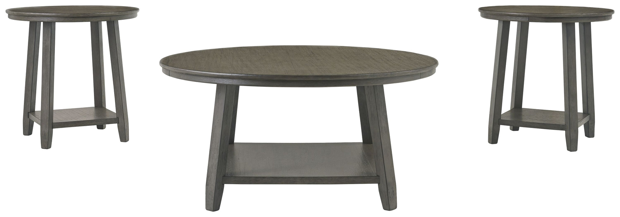 Caitbrook - Gray - Occasional Table Set (Set of 3) - Simple Home Plus