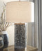 Dayo - Gray / Gold Finish - Metal Table Lamp - Simple Home Plus