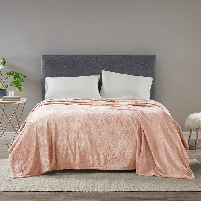 Microlight Blanket - Blush