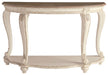 Realyn - White / Brown - Sofa Table - Simple Home Plus