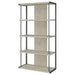 Loomis - 4-Shelf Bookcase - Whitewashed Gray - Wood - Simple Home Plus