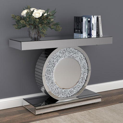 Bergenia - Rectangular Console Table - Silver - Simple Home Plus