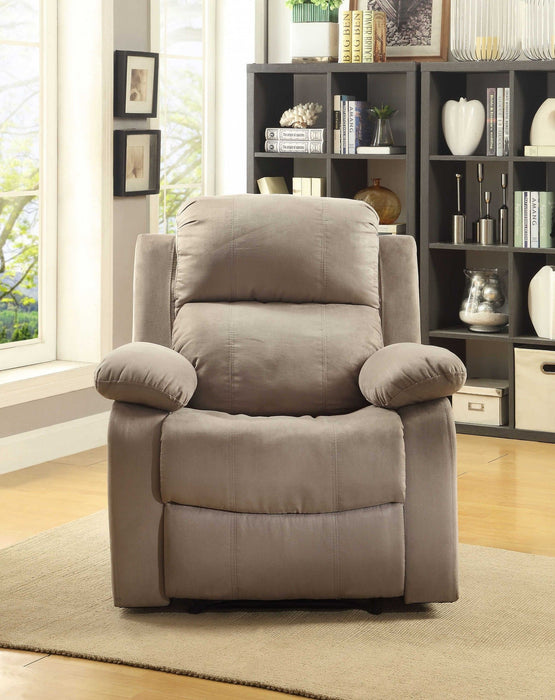 Microfiber Recliner - Olive