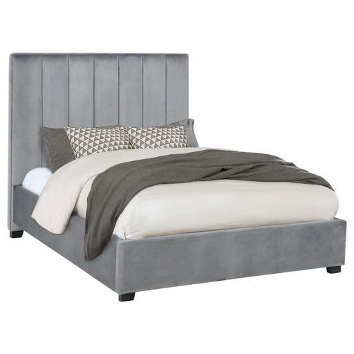 Arles - Vertical Channeled Tufted Bed - Simple Home Plus