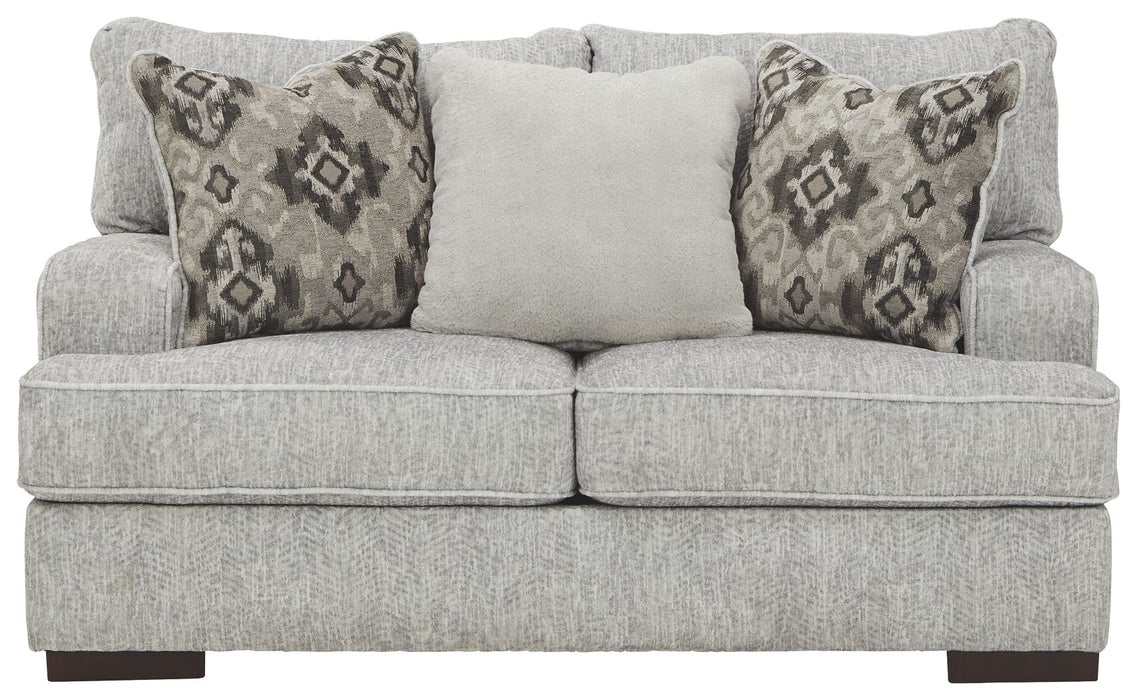 Mercado - Pewter - Loveseat - Simple Home Plus