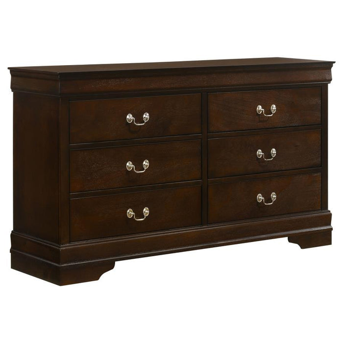 Louis Philippe - Six-drawer Dresser - Simple Home Plus