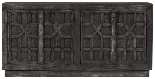 Roseworth - Distressed Black - Accent Cabinet - Simple Home Plus