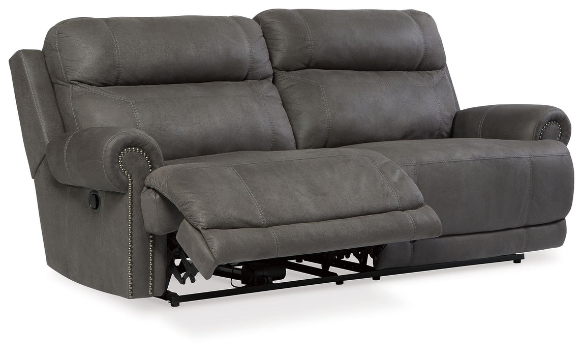 Austere - Gray - 2 Seat Reclining Sofa - Simple Home Plus