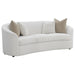 Rainn - Upholstered Tight Back Sofa Latte - Simple Home Plus