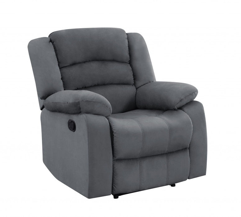 Contemporary Fabric Chair - Gray