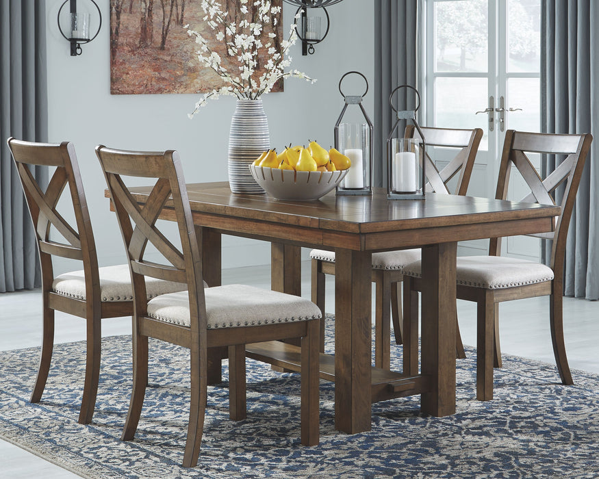 Moriville - Grayish Brown - Rectangular Dining Room Extension Table - Simple Home Plus