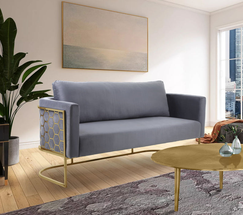 Casa - Sofa with Gold Legs