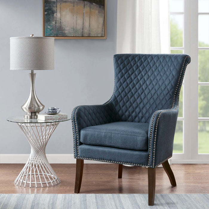 Heston - Accent Chair - Dark Blue