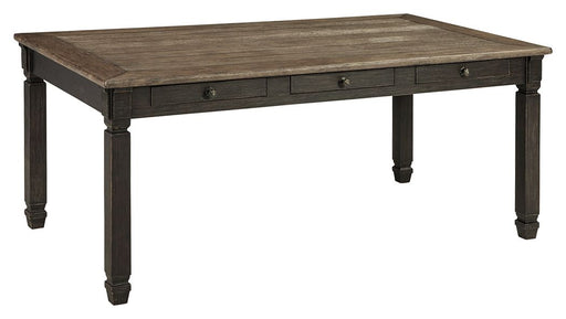 Tyler - Black / Gray - Rectangular Dining Room Table - Simple Home Plus