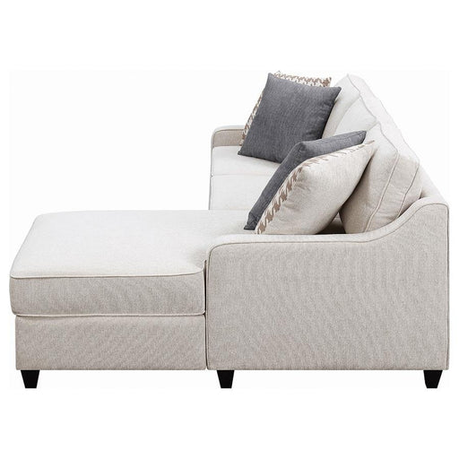 Mcloughlin - Upholstered Sectional - Platinum - Simple Home Plus