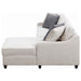 Mcloughlin - Upholstered Sectional - Platinum - Simple Home Plus