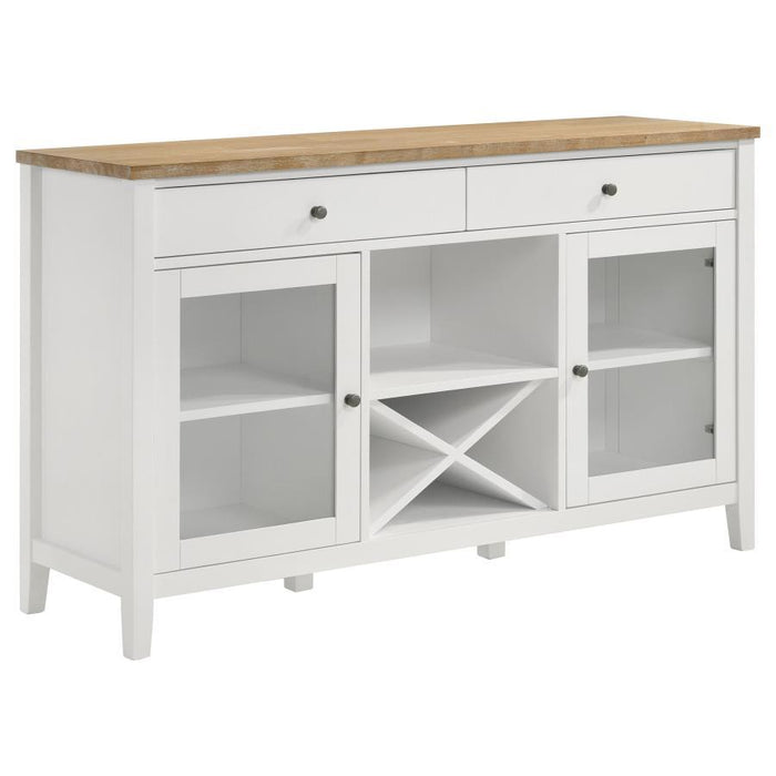 Hollis - Sideboard - Brown And White - Simple Home Plus